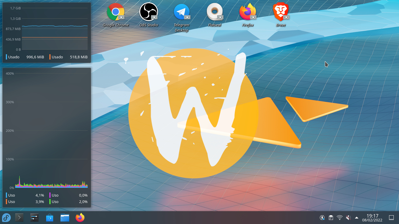 KDE Plasma Wayland 2GB RAM test 07 Fast OS