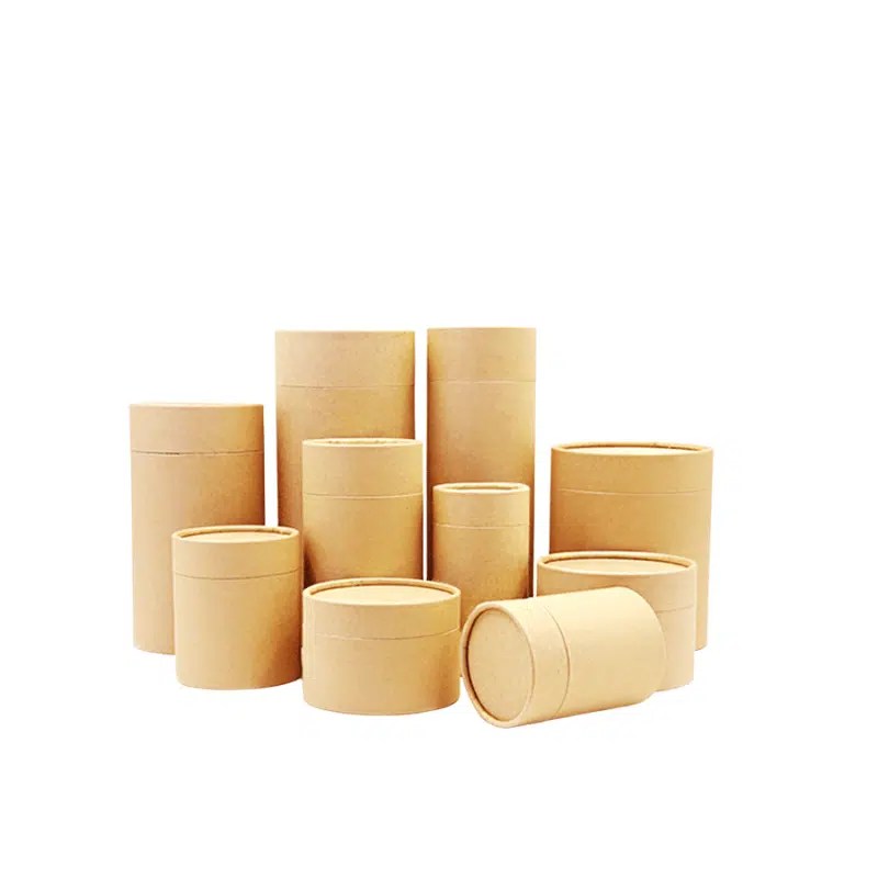 Paper Tube Containers With Lids Fast Pack Supply