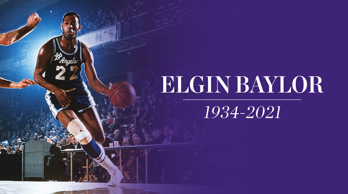 THE GREAT ELGIN BAYLOR, WHO FLEW BEFORE DOC AND MIKE, PASSES Fast