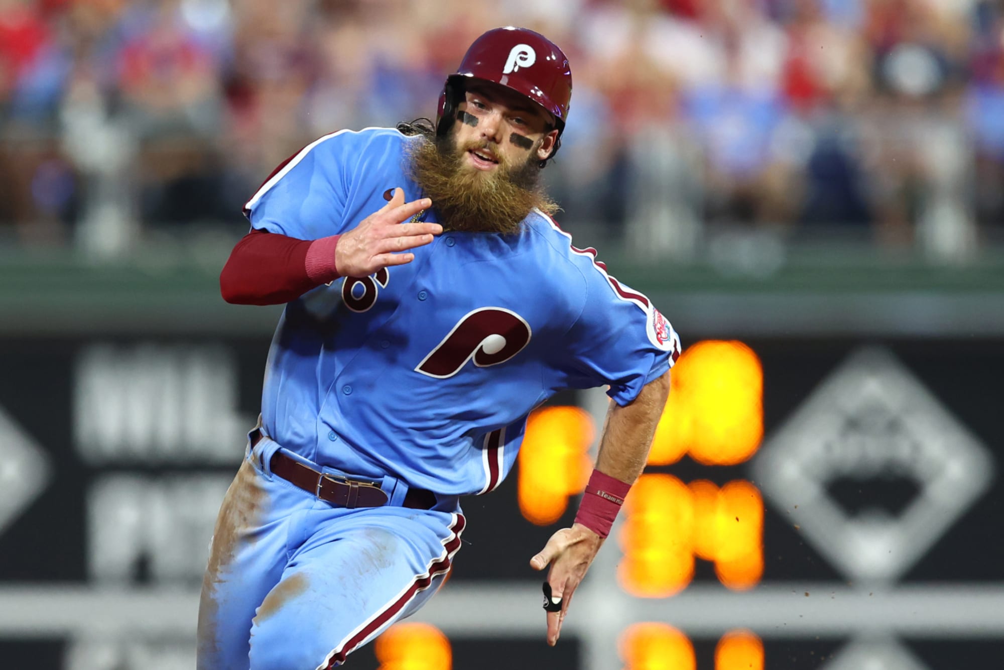 PHILLIES NEWBIE BRANDON MARSH EXITS WITH A KNEE Fast Philly Sports