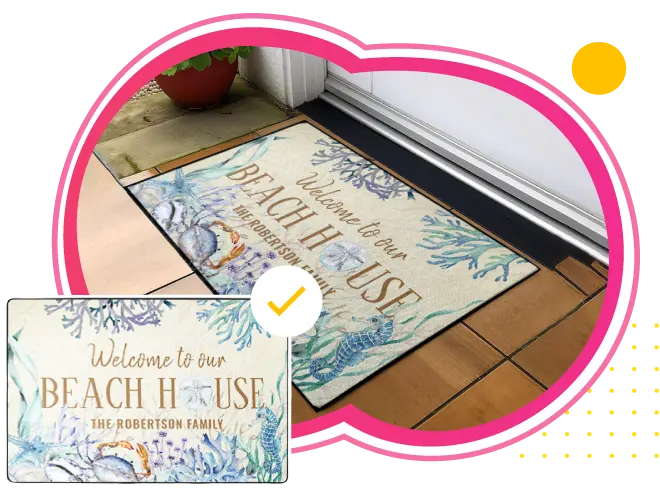 Custom Doormat Personalized Doormats Design Online FastPrintStar