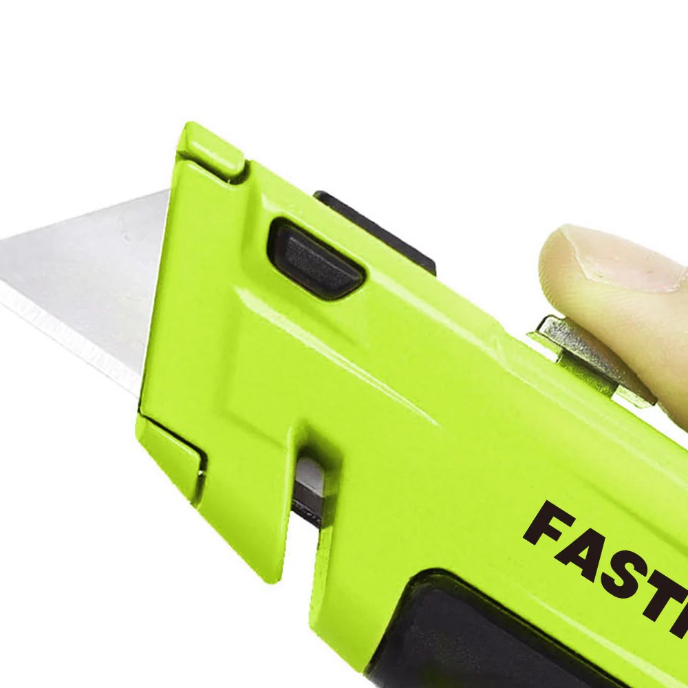 FASTPRO Retractable Safety Cutters,Metal Heavy Duty Box Cutter