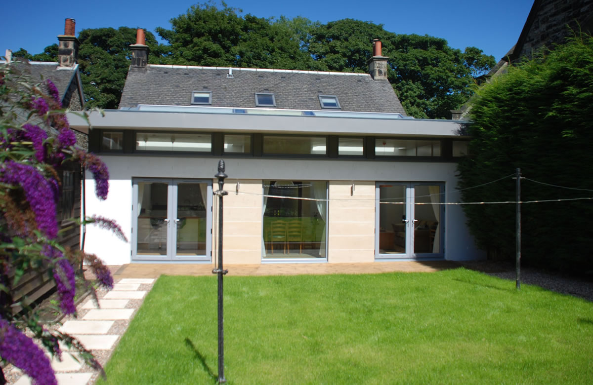House extension for a lovely property in Bo'ness conservation area