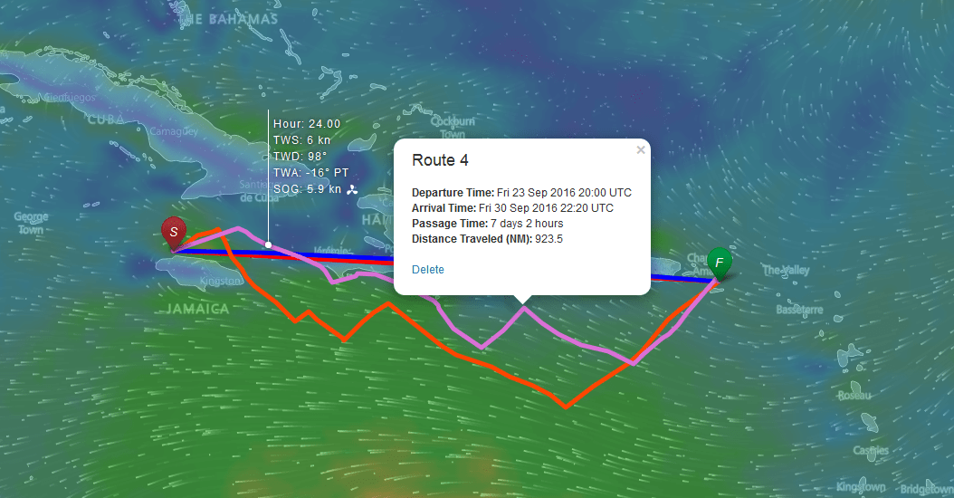 FastSeas Weather Routing
