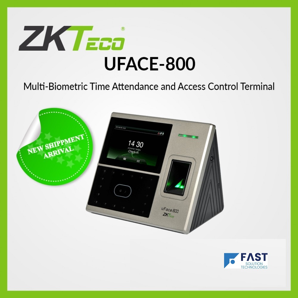 ZKTECHO UFACE 800 - Fast SolutionTechnologies (SMC-PVT) Ltd.