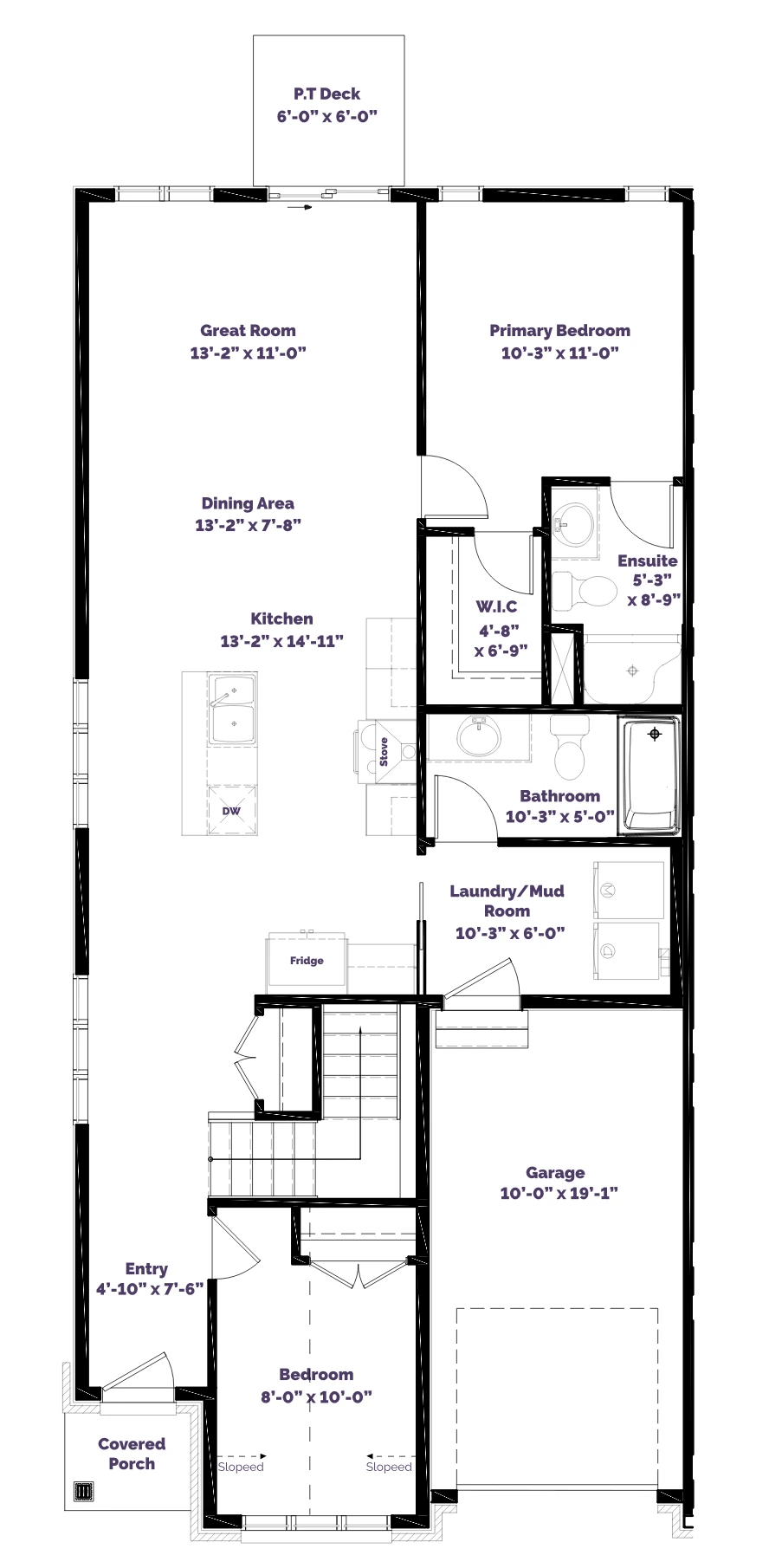New bungalow townhome for sale in Merrickville Grove