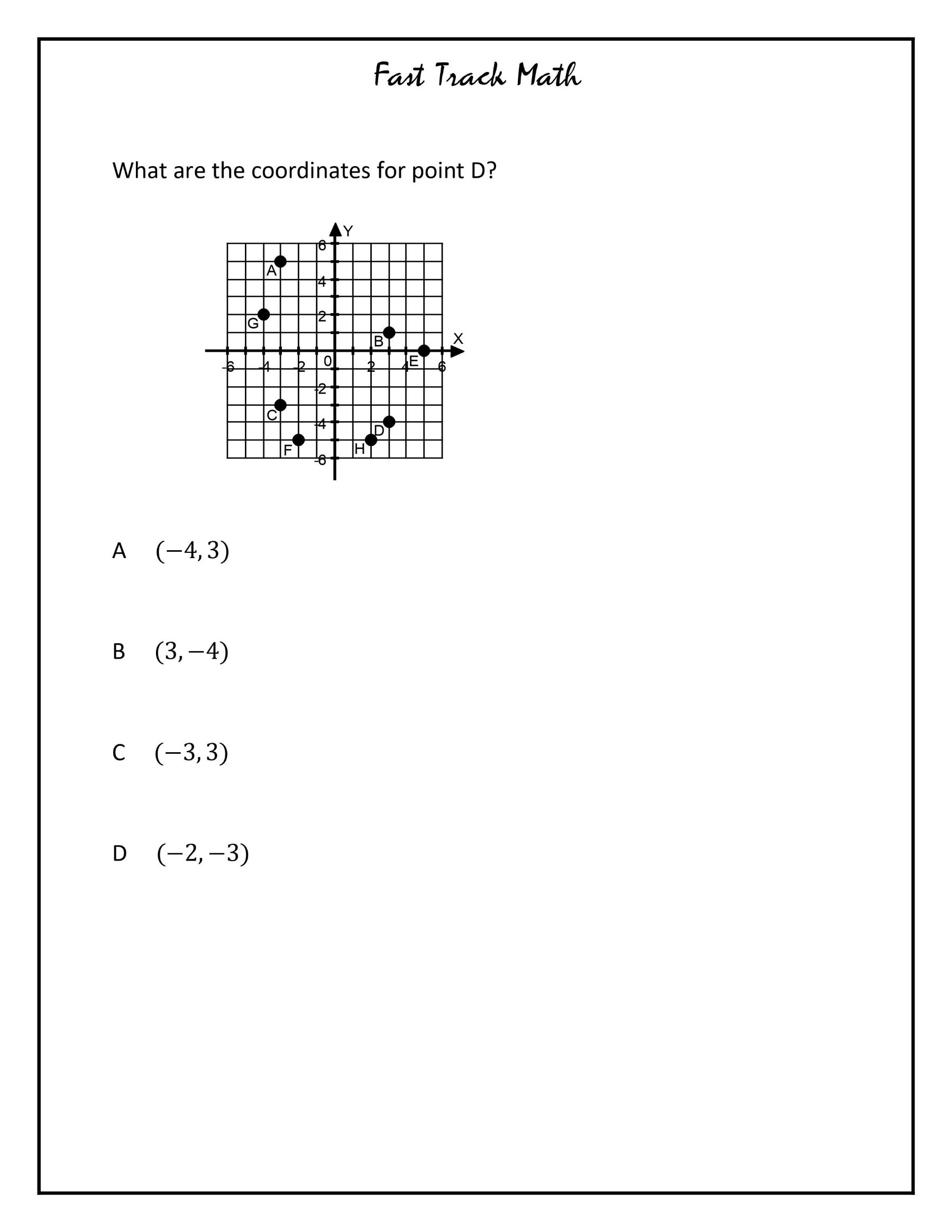 Graphing – Fast Track Math