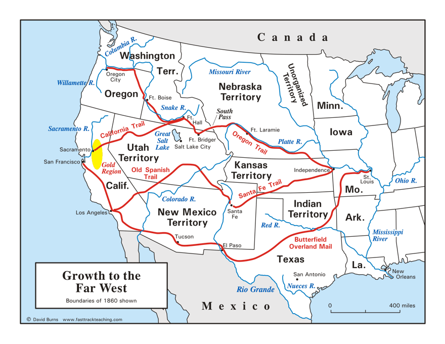 Maps Westward Expansion