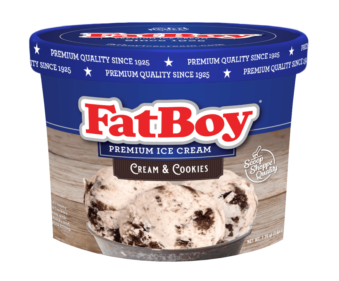 FatBoy Ice Cream Cream and Cookies