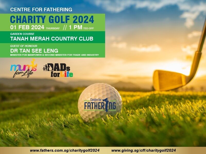 Golf graphic Centre for Fathering Ltd