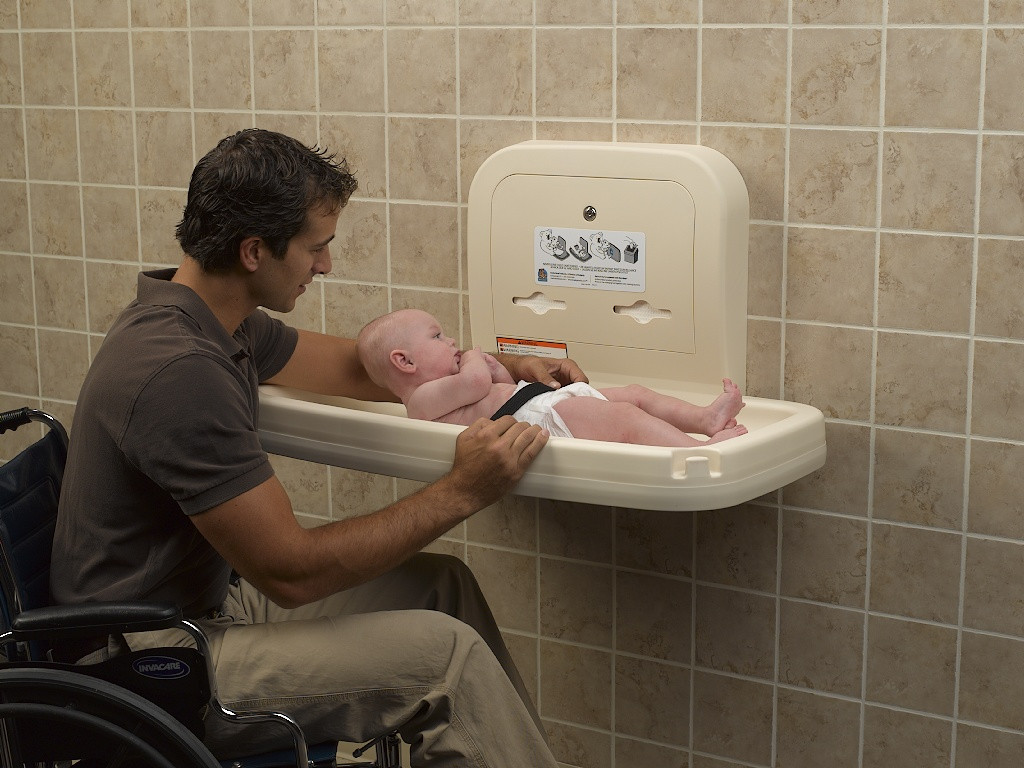 New Frontier in Parenting Changing Tables in Men's Bathrooms Fathers