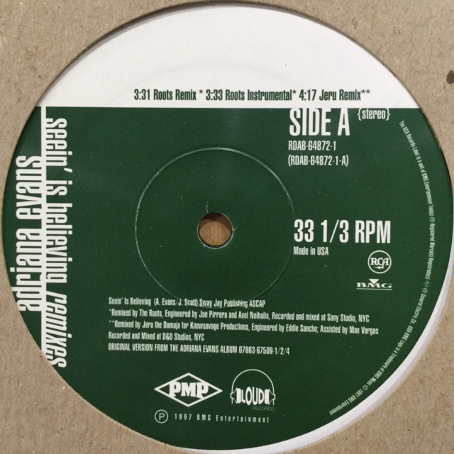 Adriana Evans Seein' Is Believing (Roots Remix & Jeru