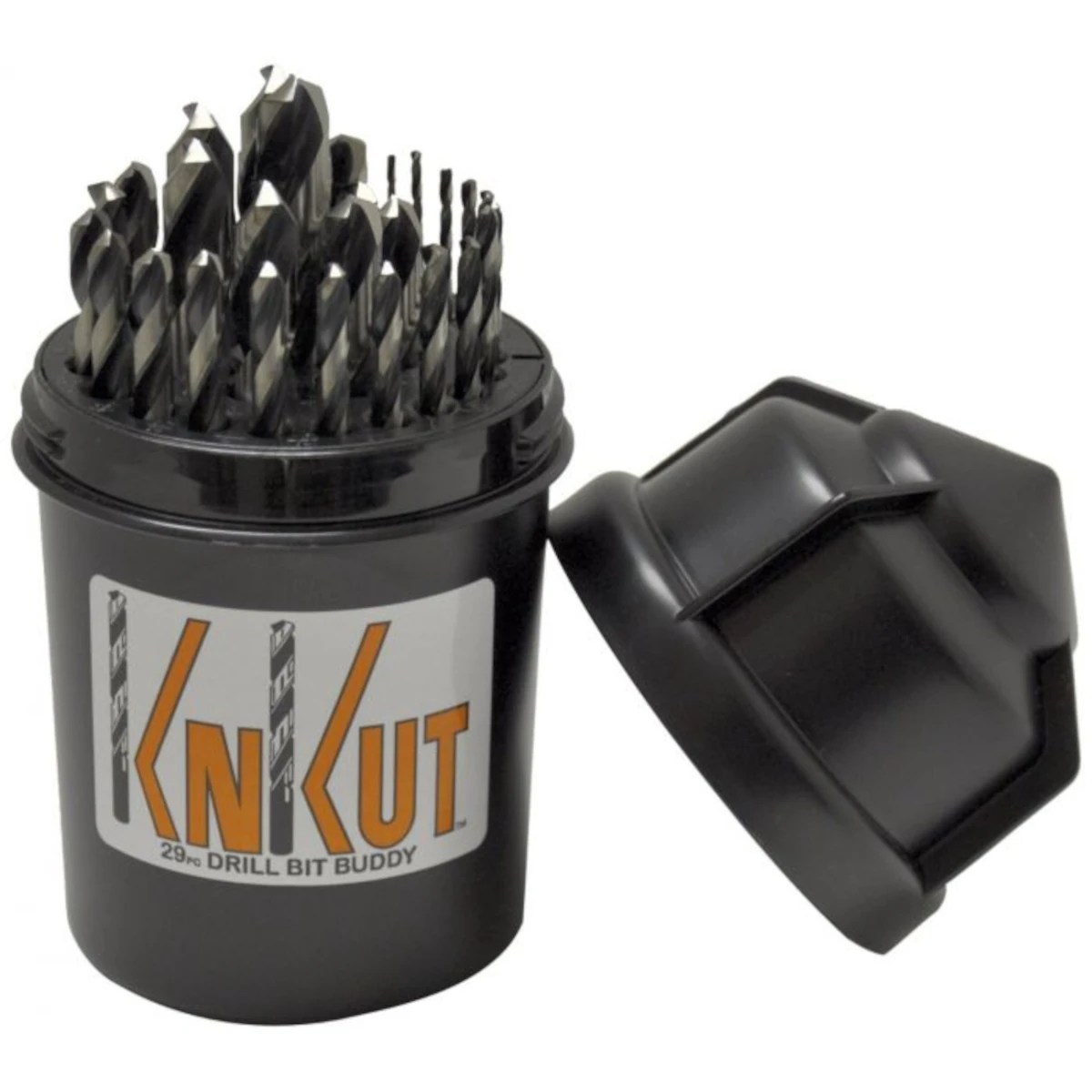 KNKUT 29KK6 29 Piece Fractional Jobber Length Left Hand Drill Bit Set Fat Monkey Tools
