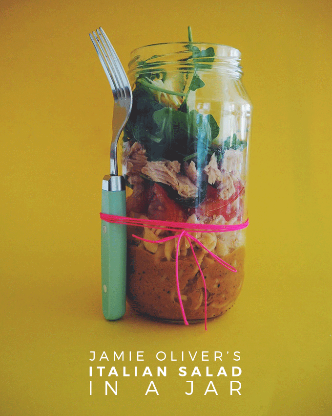 Jamie Oliver's Italian Salad In A Jar Fat Mum Slim