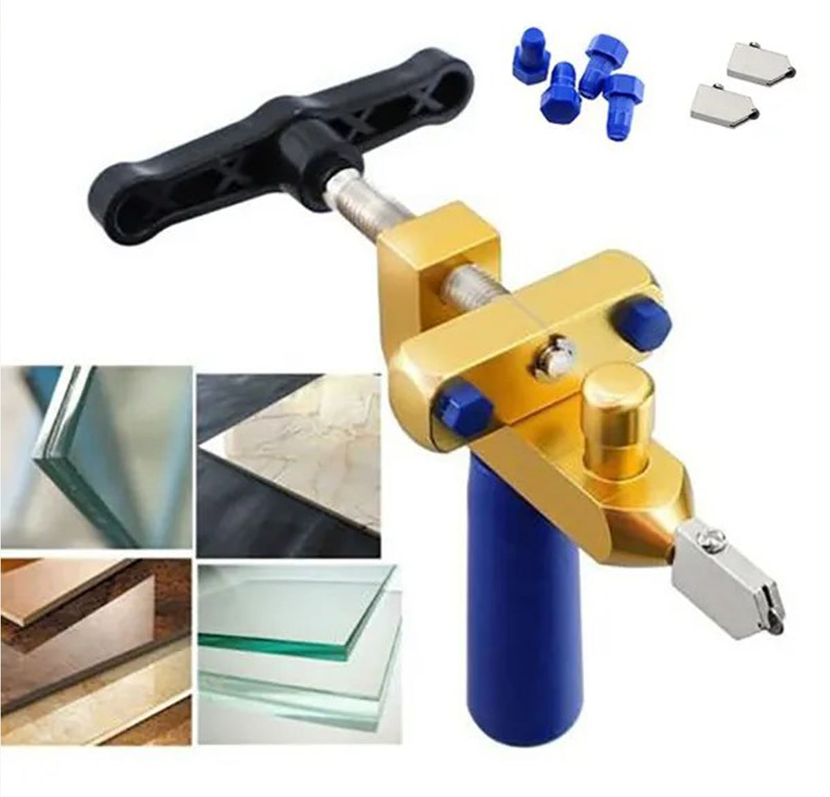 2 In 1 Manual Tile Cutter Multifunction Glass Cutter Divider Set