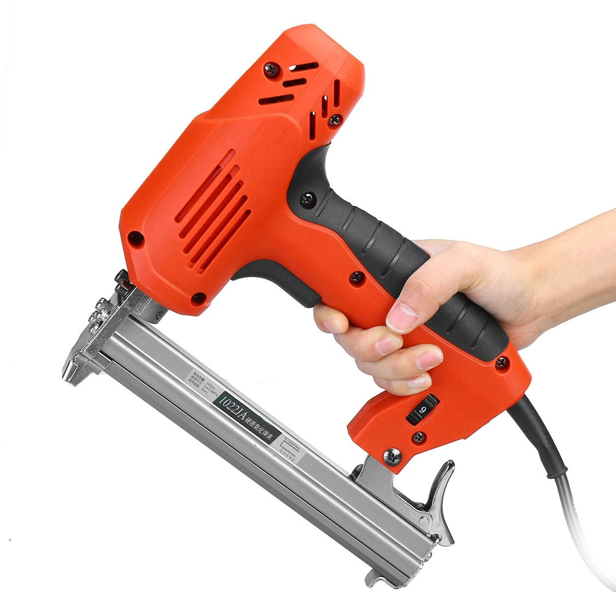 220V Electric Stapler Straight Staple Gun Machine Fatoolsmart