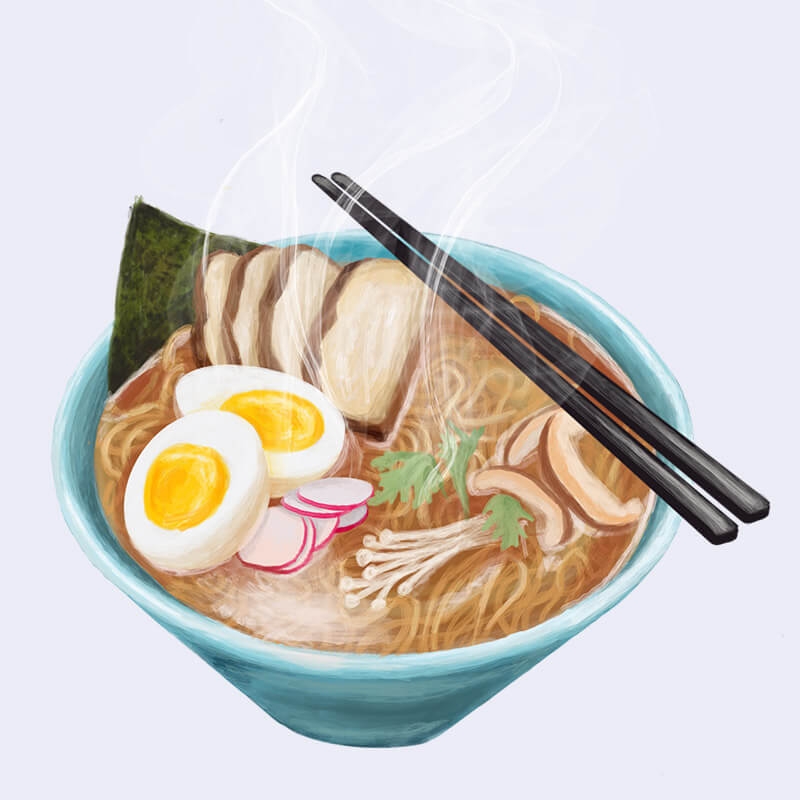 Ramen illustration