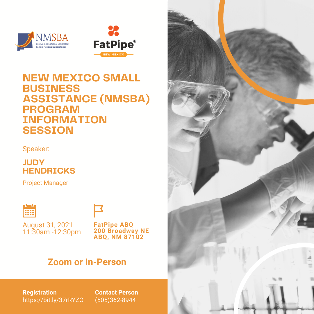 New Mexico Small Business Assistance (NMSBA) Program Information
