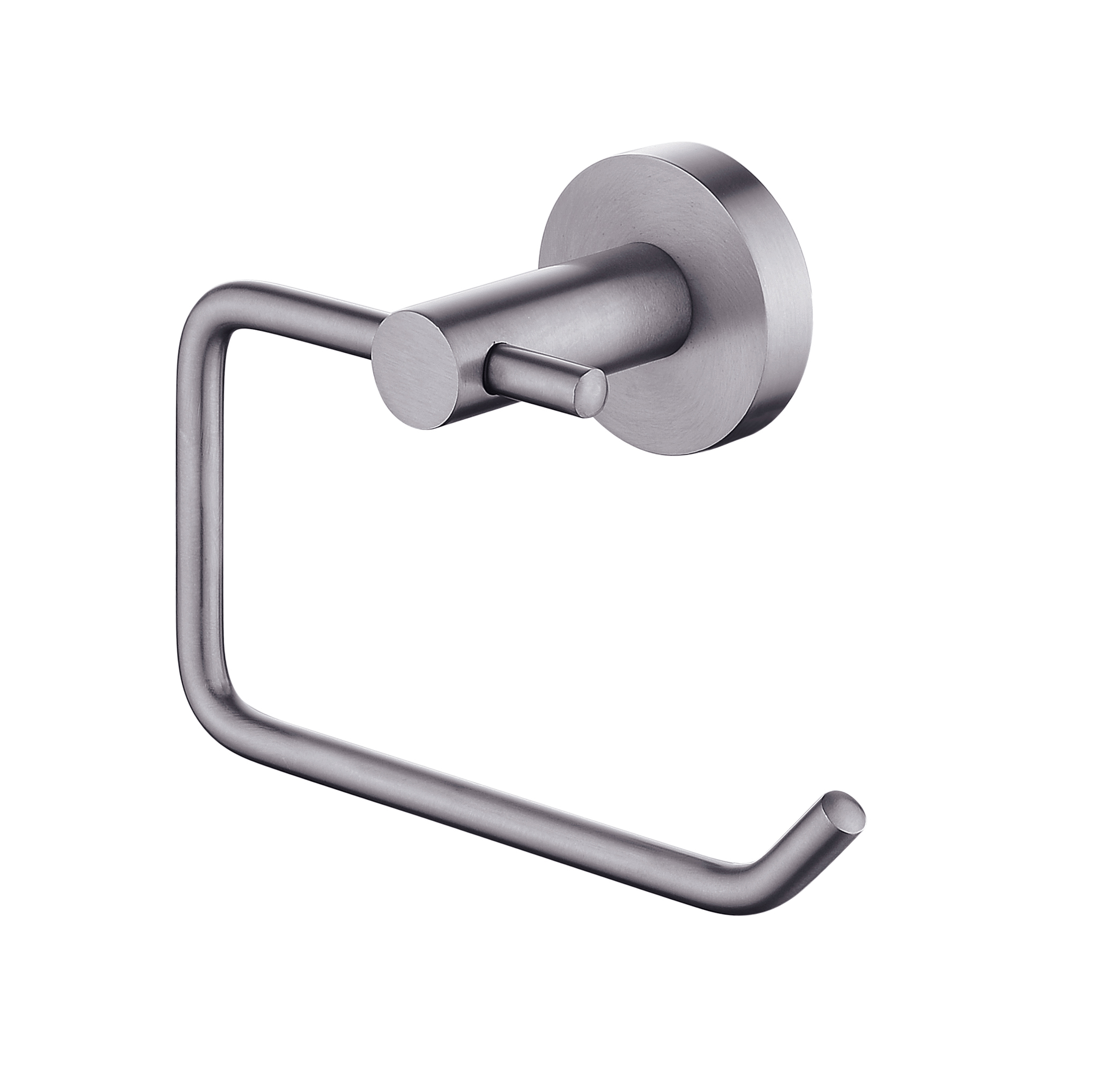 CUE Gunmetal Grey Toilet Roll Holder Faucet Bathroom