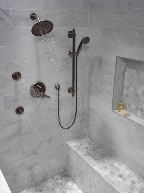 Delta Shower System HydraChoice Body Sprays with Video