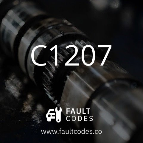 C1207 Fault Code Meaning | FaultCodes.co