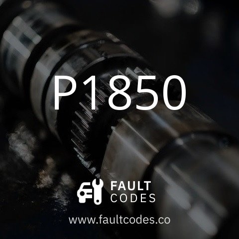 P1850 Fault Code Meaning | FaultCodes.co