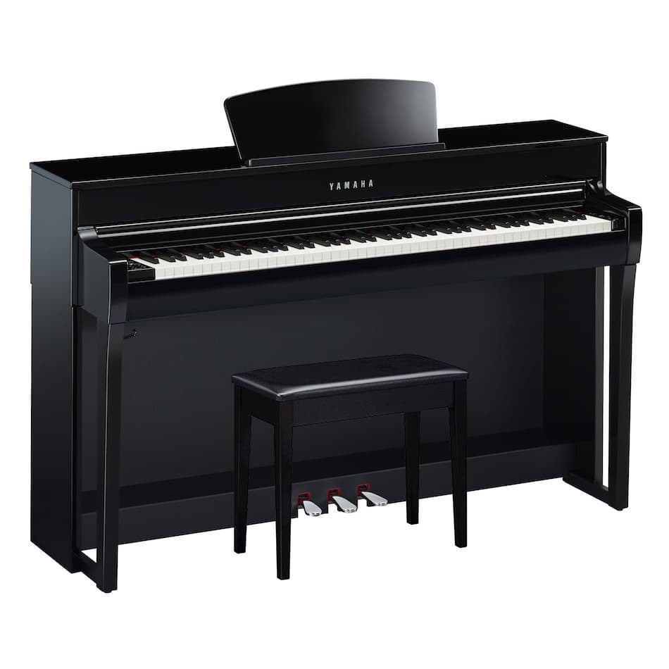 Faust Harrison Pianos Yamaha Clavinova CLP735 Digital Upright Piano