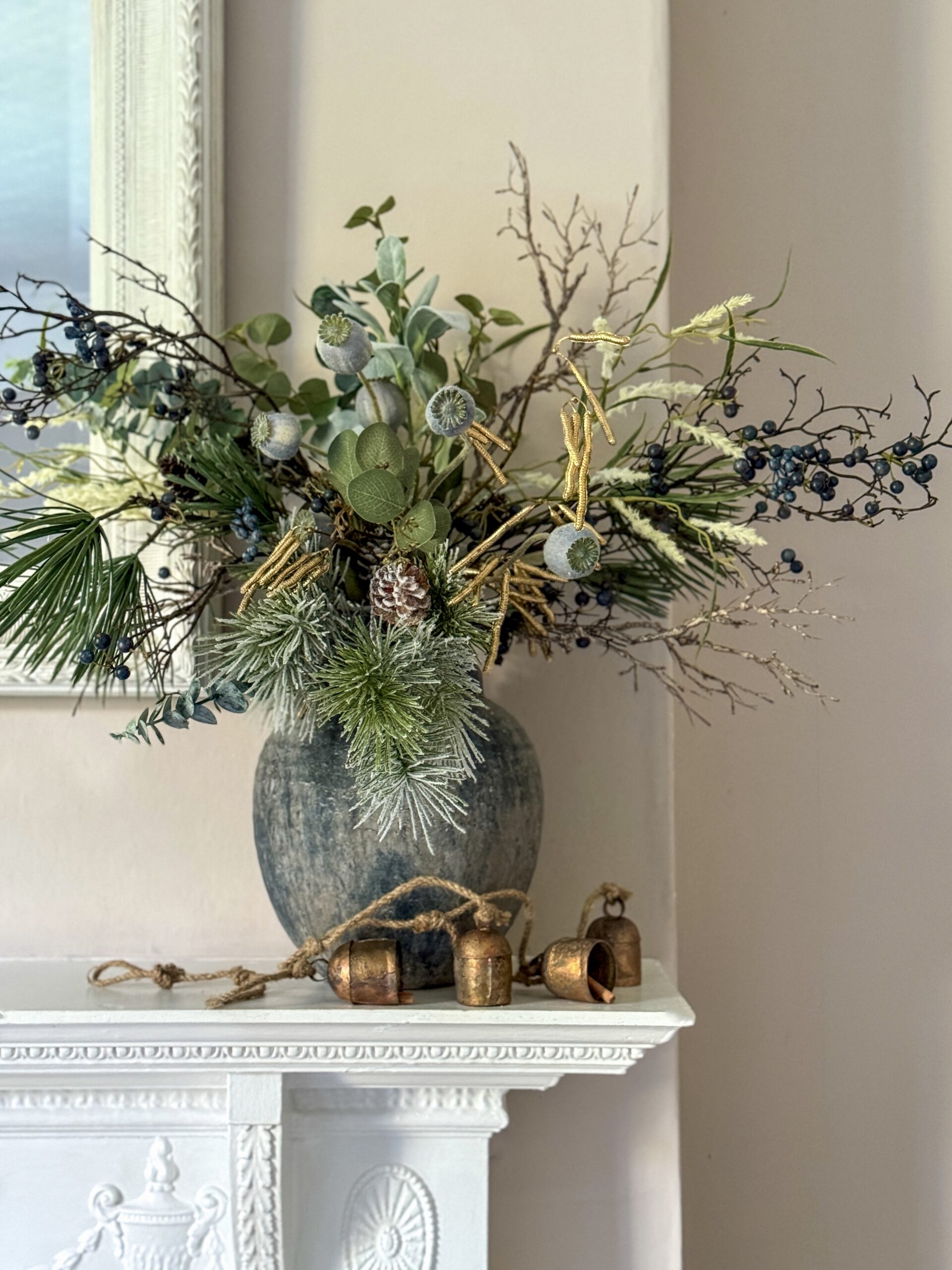 Faux Foxtail Grass Spray Fauxquet