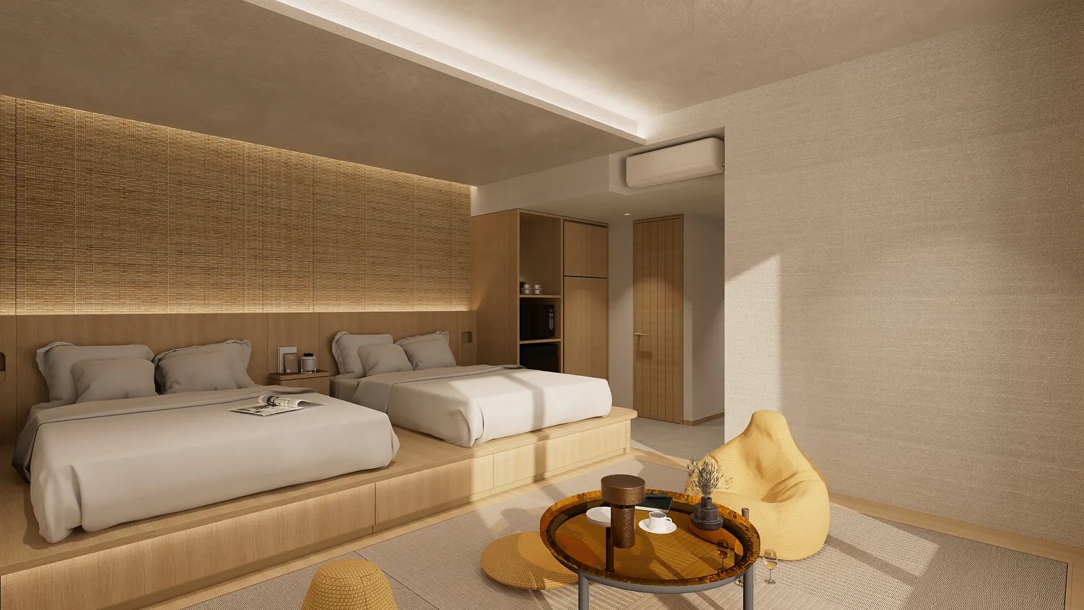 宮崎 - FAV Hotel|FAV LUX 宮崎:大淀川水岸旁,多人房型、特色桑拿室與低氧健身房 4 宮崎 -