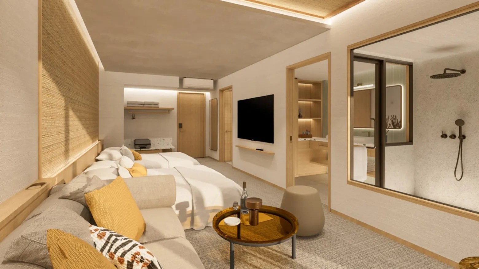 宮崎 - FAV Hotel|FAV LUX 宮崎:大淀川水岸旁,多人房型、特色桑拿室與低氧健身房 5 宮崎 -