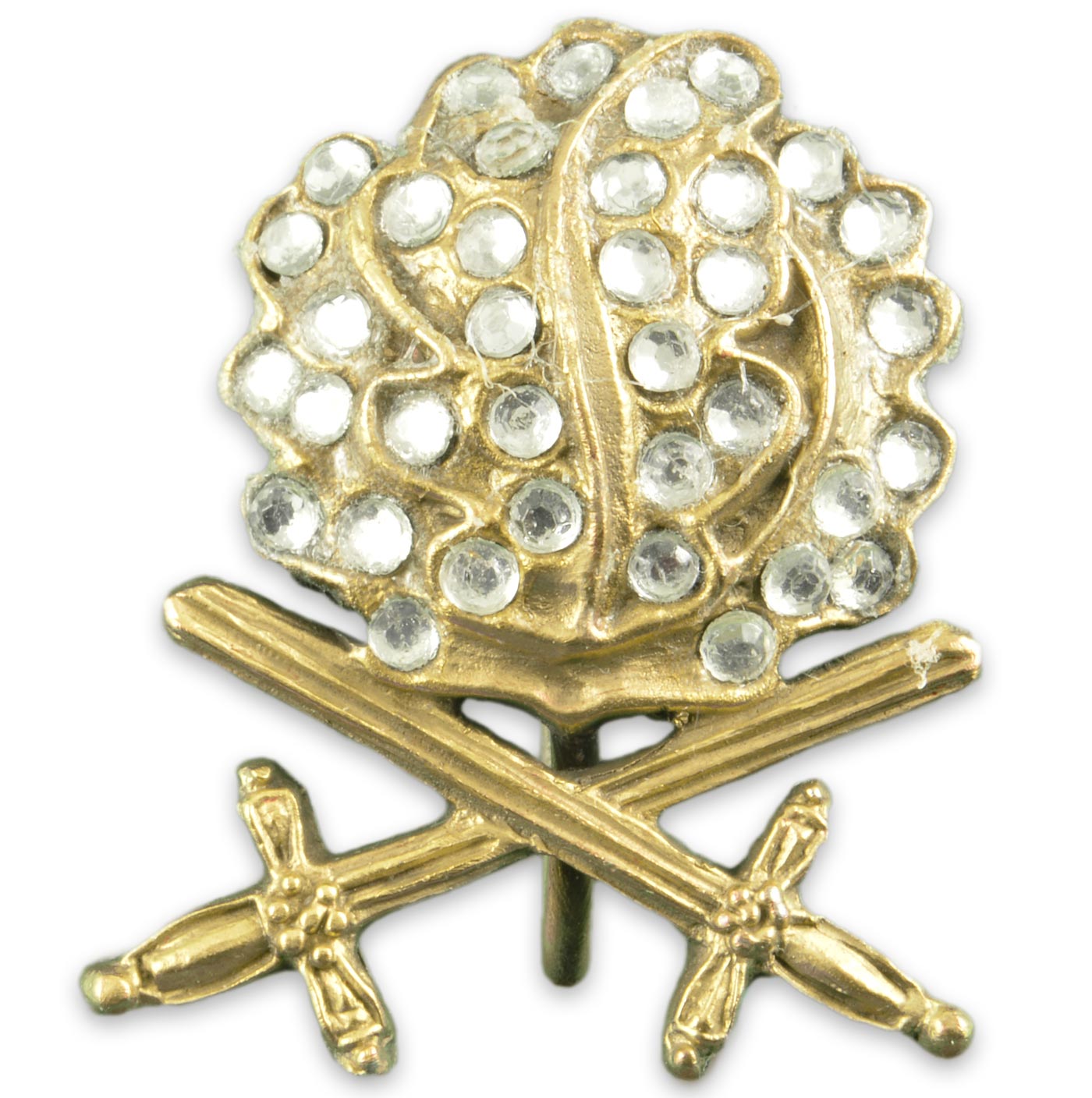 Mounting the Iron Cross with Oak Leaves and Swords with diamonds. WW2