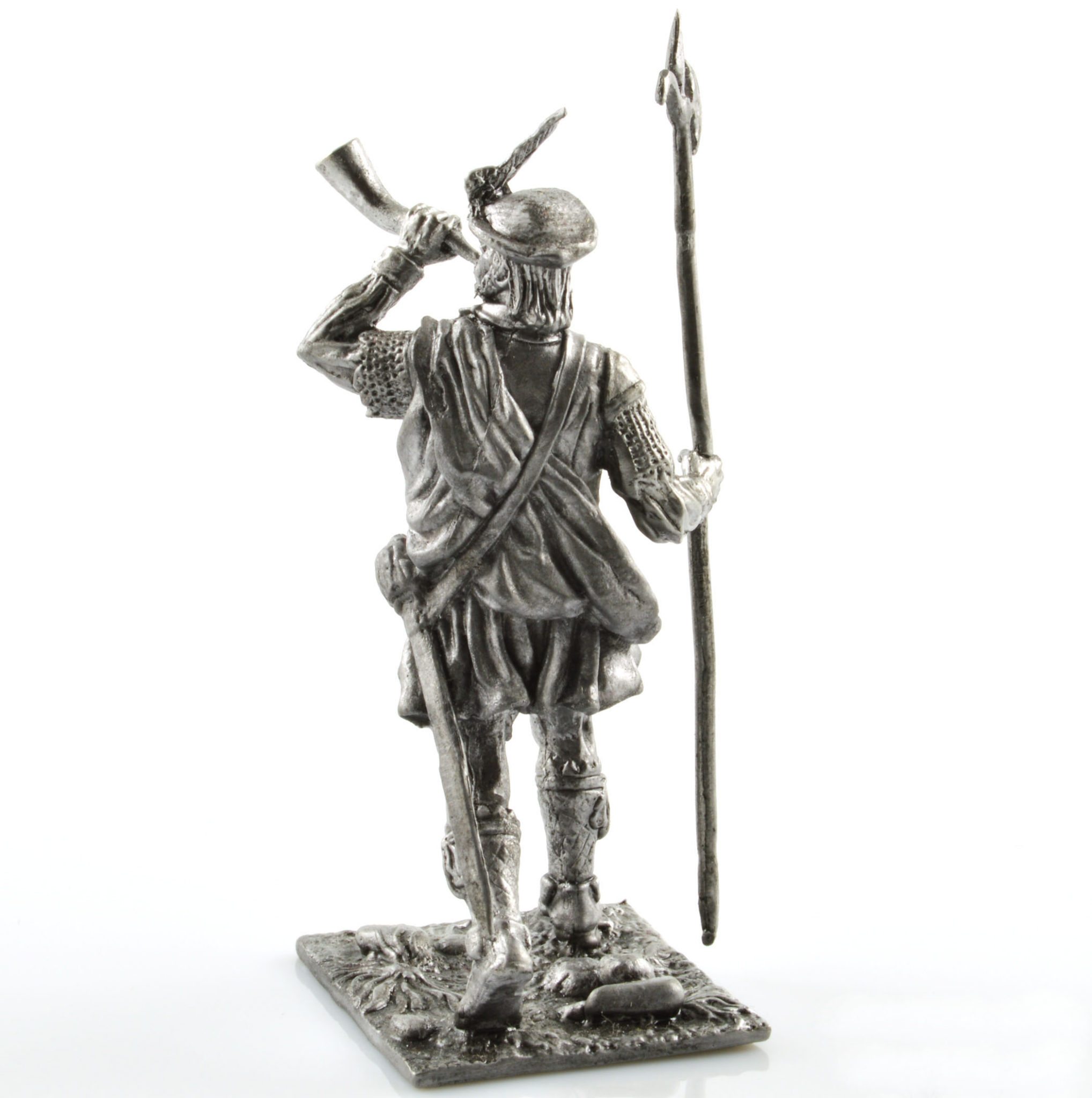 Scottish warrior with a Lochaber axe, 17th century in