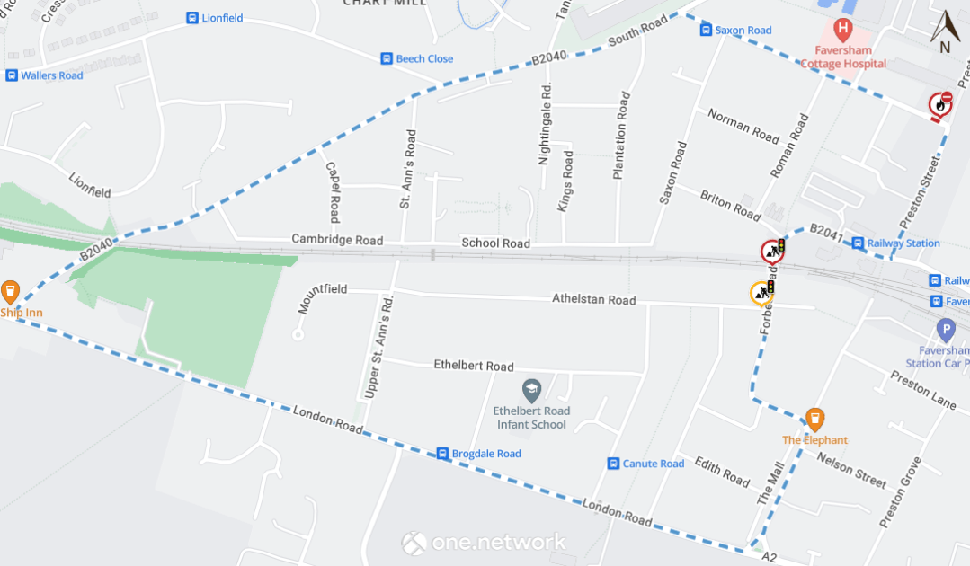 Stone Street, Faversham(PROHIBITION OF DRIVING)THE ROAD TRAFFIC