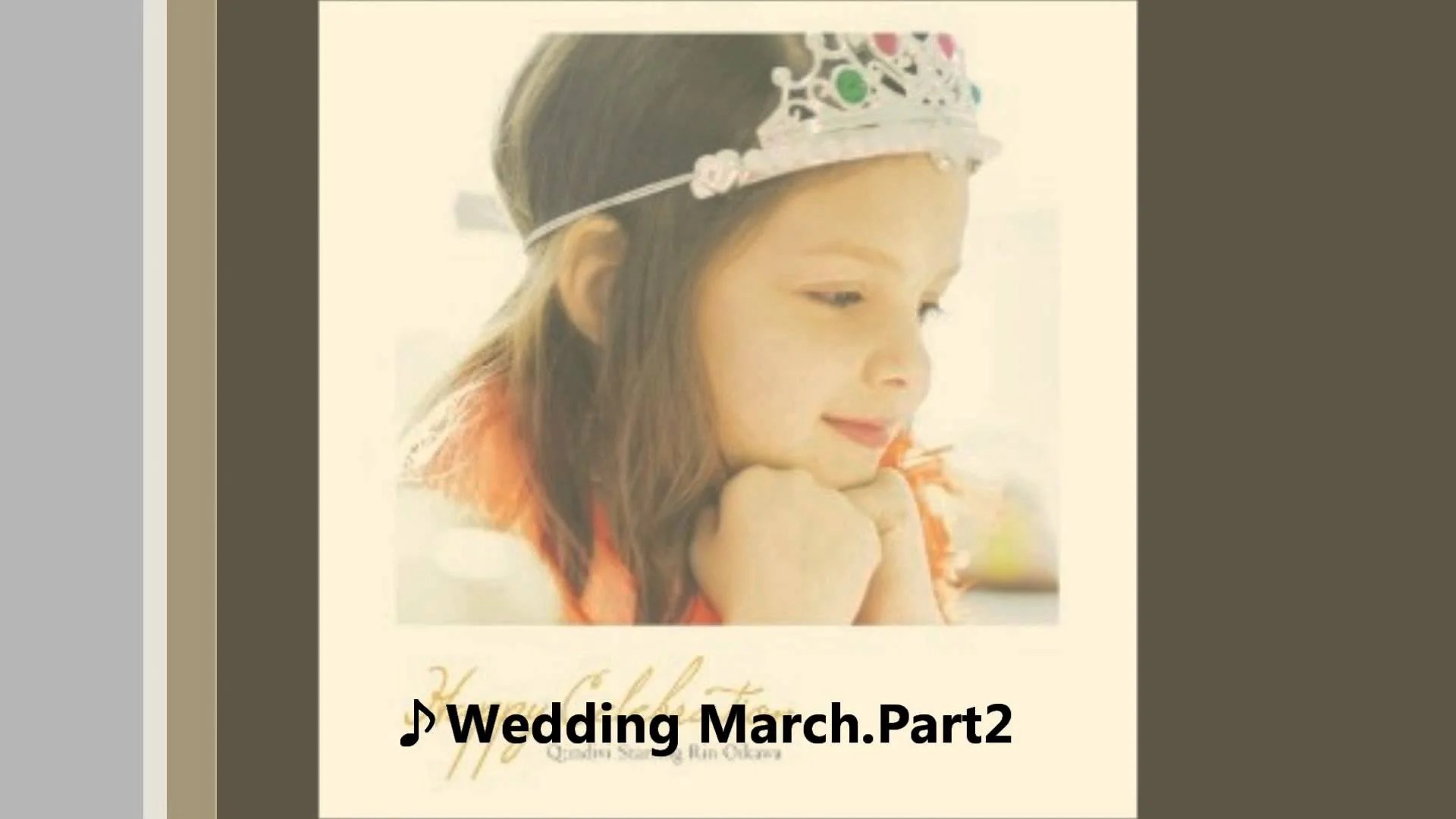 ファビオオススメ Wedding Celebration Q;indivi Starring Rin Oikaw