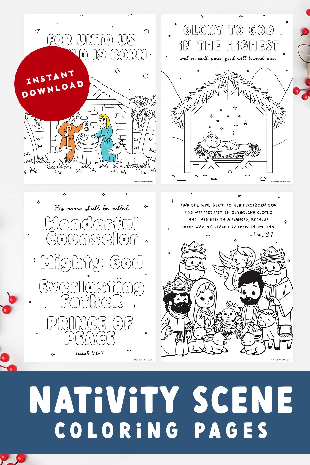 Free Printable Nativity Coloring Pages Favorite Printables Free Printable Nativity Coloring Pages Favorite Printables