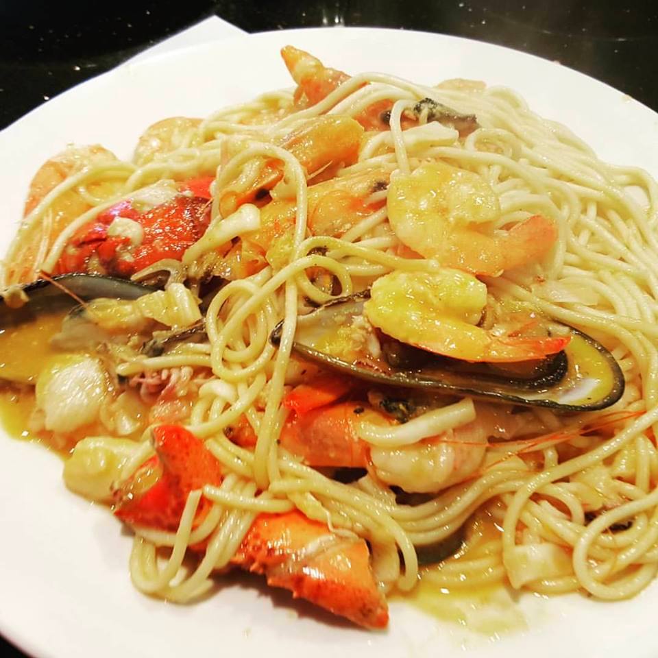 Seafood Spaghetti FaxChix Restaurant & Take Out Portuguese