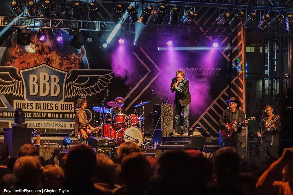 Live music and events at Bikes, Blues & BBQ 2019 Fayetteville Flyer