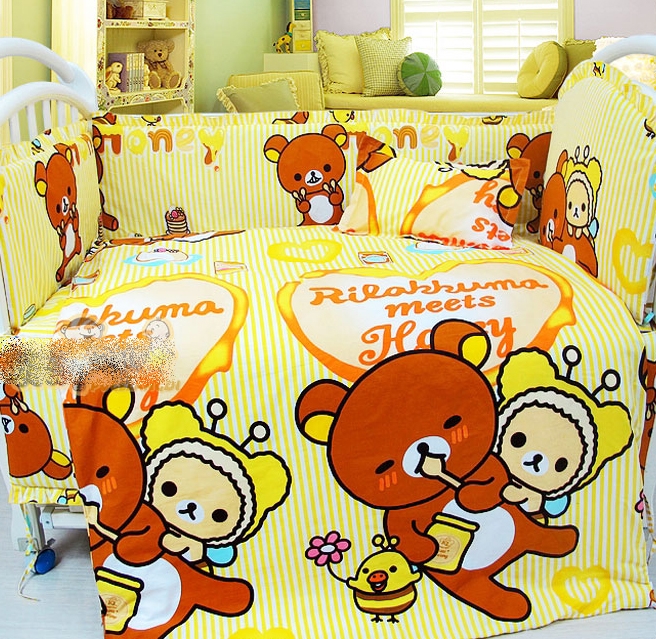 B104 ชุดเครื่องนอนเด็ก ลาย Rilakkuma Baby Bedroom ชุดเครื่องนอนเด็ก