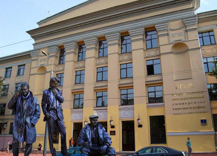 Факультеты ВГИКа актерский, режиссерский, кинооператорский
