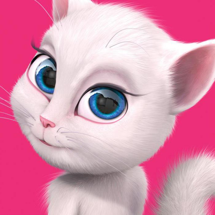 как нарисовать кошку анжелу