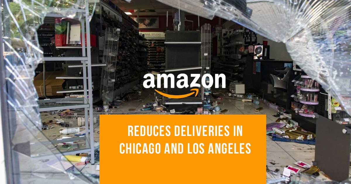 Amazon stops deliveries in some cities amid raging protests in the US