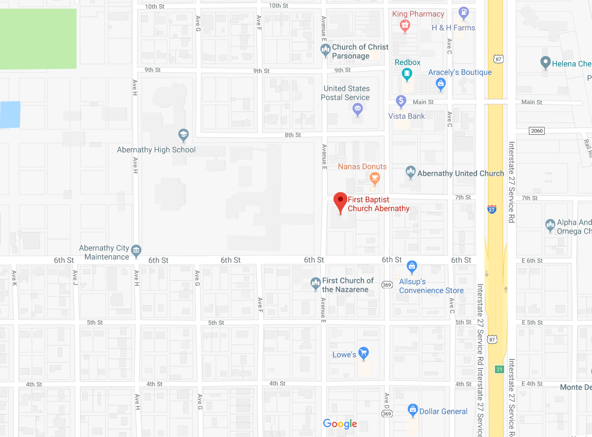 First Baptist Church Abernathy