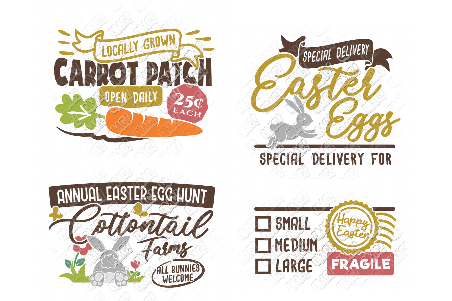 Easter Sign SVG Carrot Patch in SVG, DXF, PNG, EPS, JPEG (233875) Cut