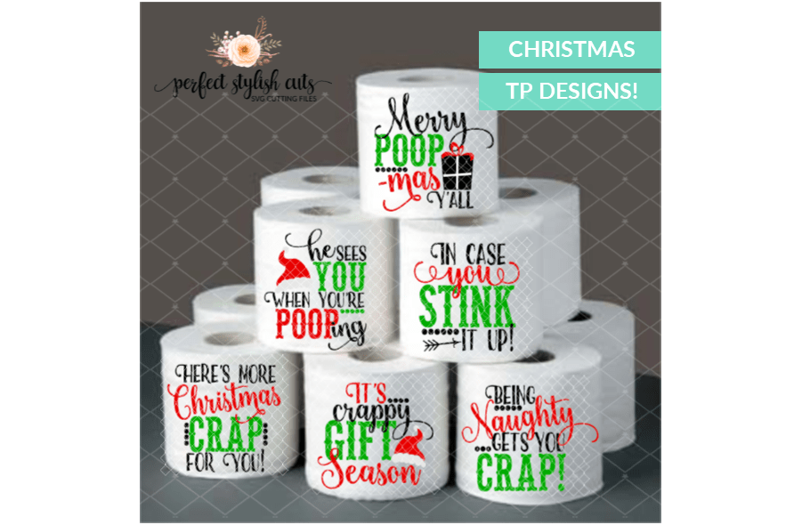 Christmas SVG Christmas Toilet Paper SVG Bundle