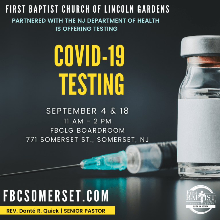 COVID19 Testing First Baptist Church of Lincoln Gardens