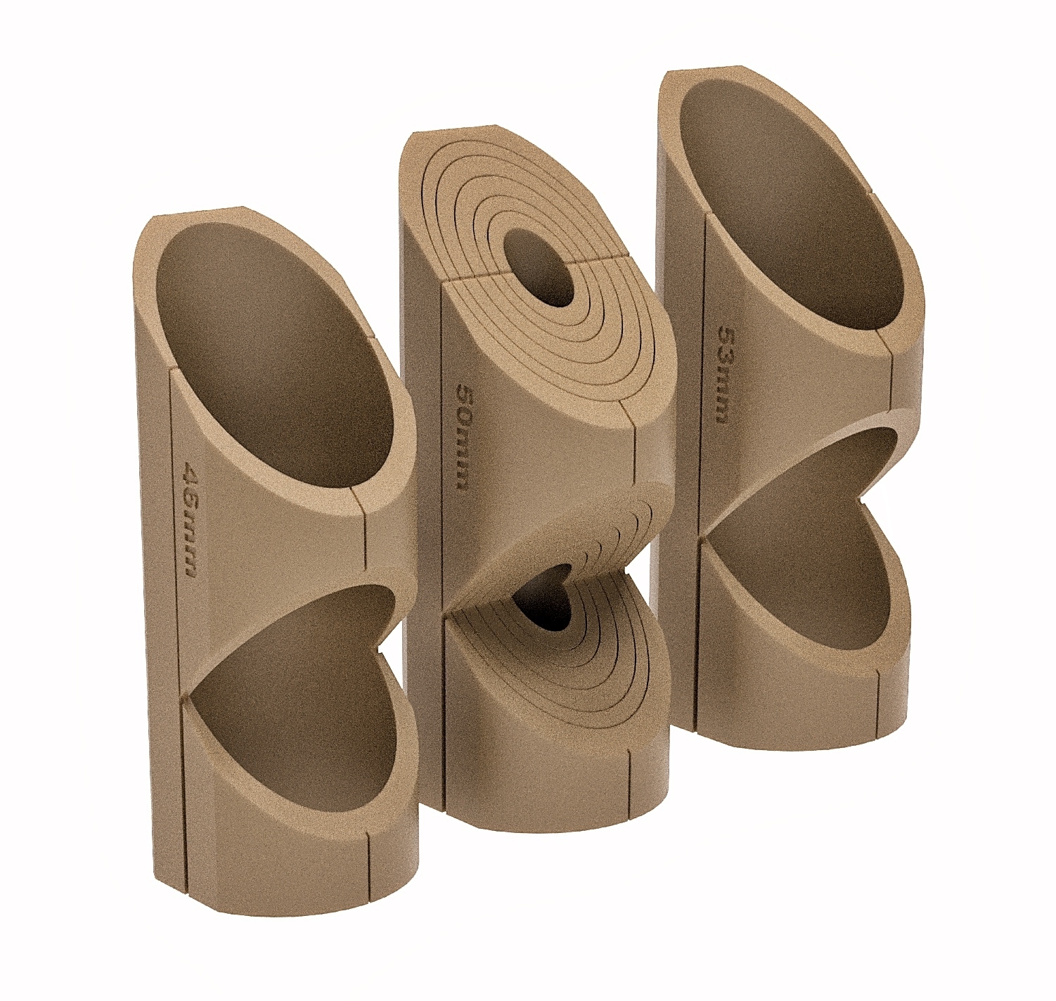 STL file NEW PIPE INSULATION CUTTING - more sizes đ ă»3D print design to