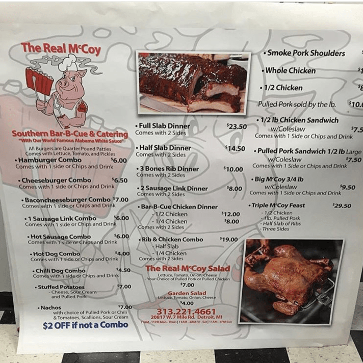 Menus Fresh Baked Prints
