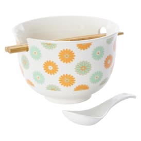 Ceramic Noodle Bowl with Chopsticks & Spoon | Five Below