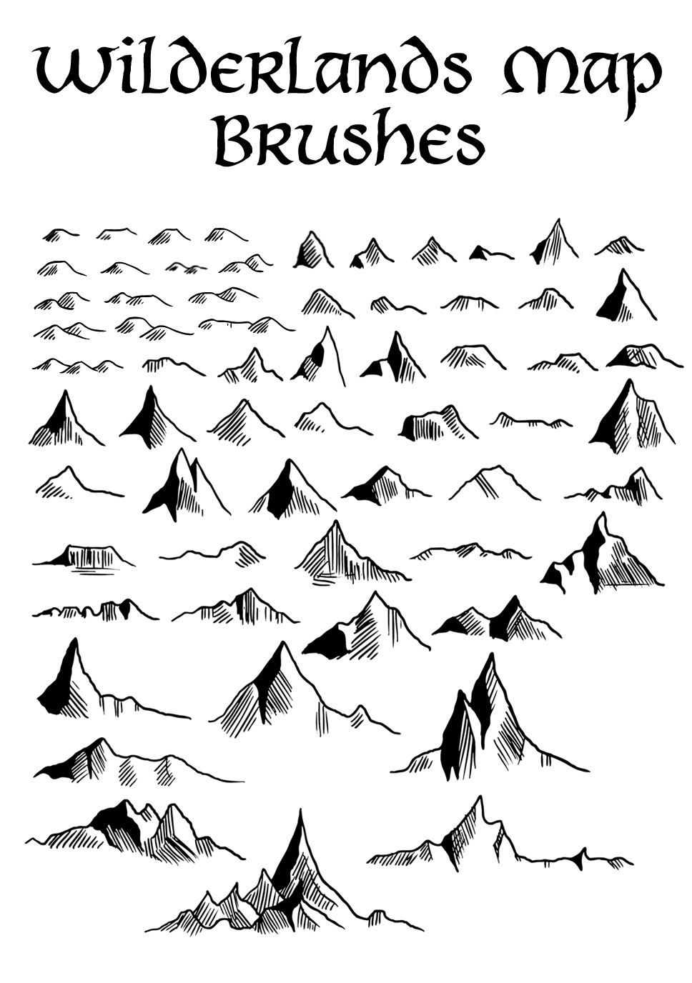 Wilderlands Map Brushes Fbrushes