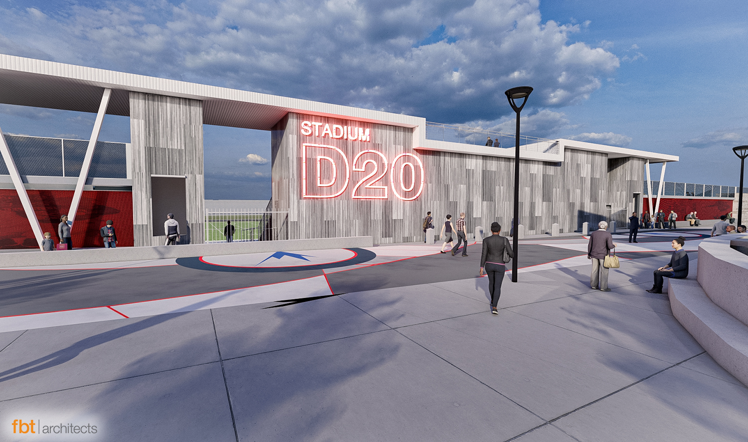 Pine Creek High School New Pool & Stadium FBT Architects